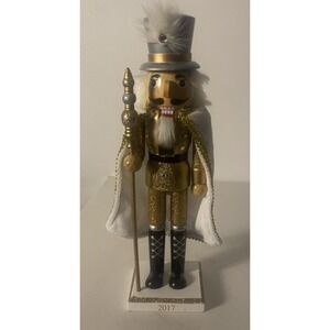 2017  14" Threshhold Nutcracker From Target Gold